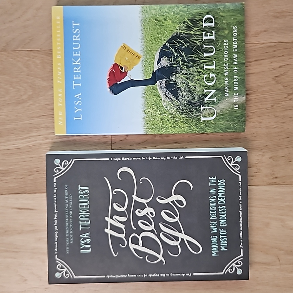 The Best Yes and Unglued by Lysa Terkeurst
